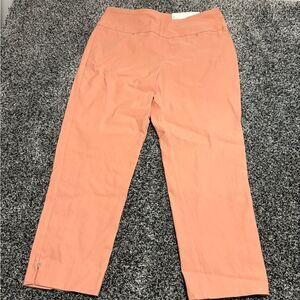 NWT Cato Peach Cropped Pants woman’s size 8